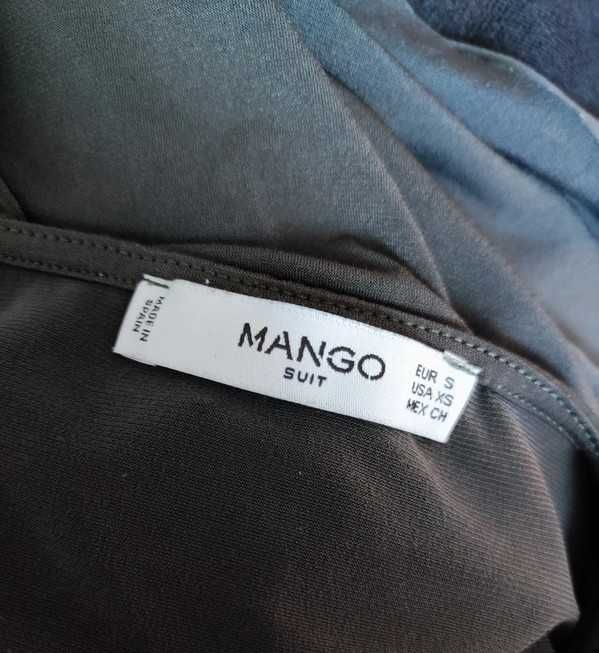 Mango r S 36 sukienka ciemna zieleń