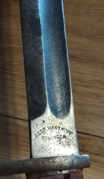 WW1 Niemiecki Bagnet Liść