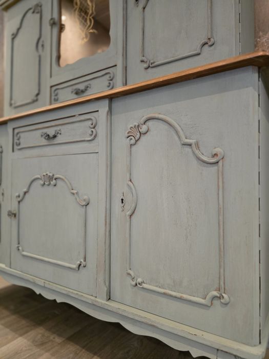 Stylowy bufet vintage / prowansalski – lite drewno