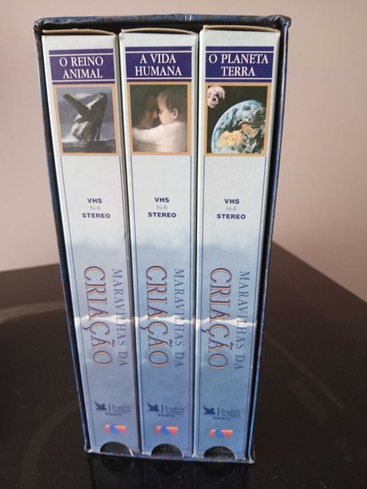 Maravilhas da Criação - 3 cassetes VHS