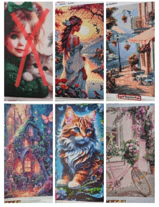 Готова 30*40 см діамантова, алмазна картина