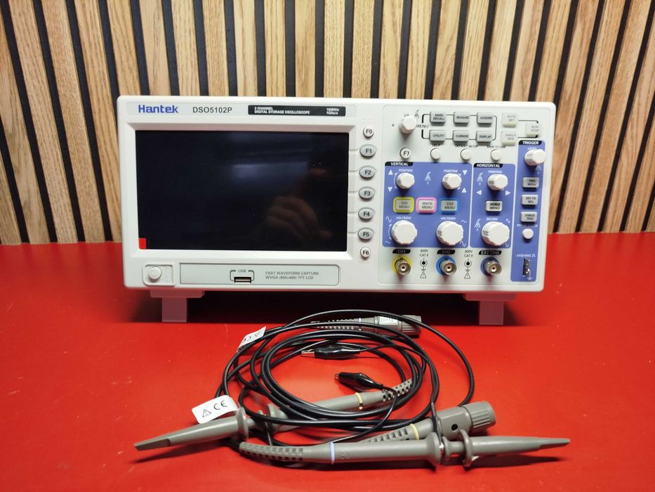 Osciloscópio digital Hantek DSO5102P 100Mhz 1GSa/s