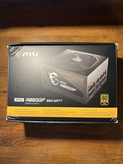 Zasilacz MSI MPG A850GF 850W 80 PLUS Gold