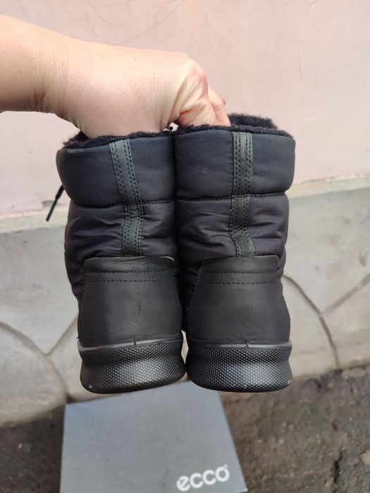Ecco 39 чоботи жіночі зимові черевики сапоги теплі ботинки взуття ессо