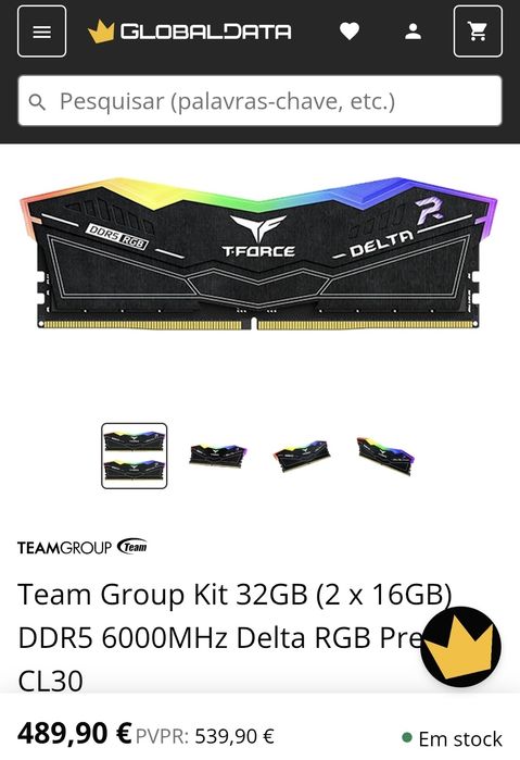 Team Group Kit 32GB (2 x 16GB) DDR5 6000MHz