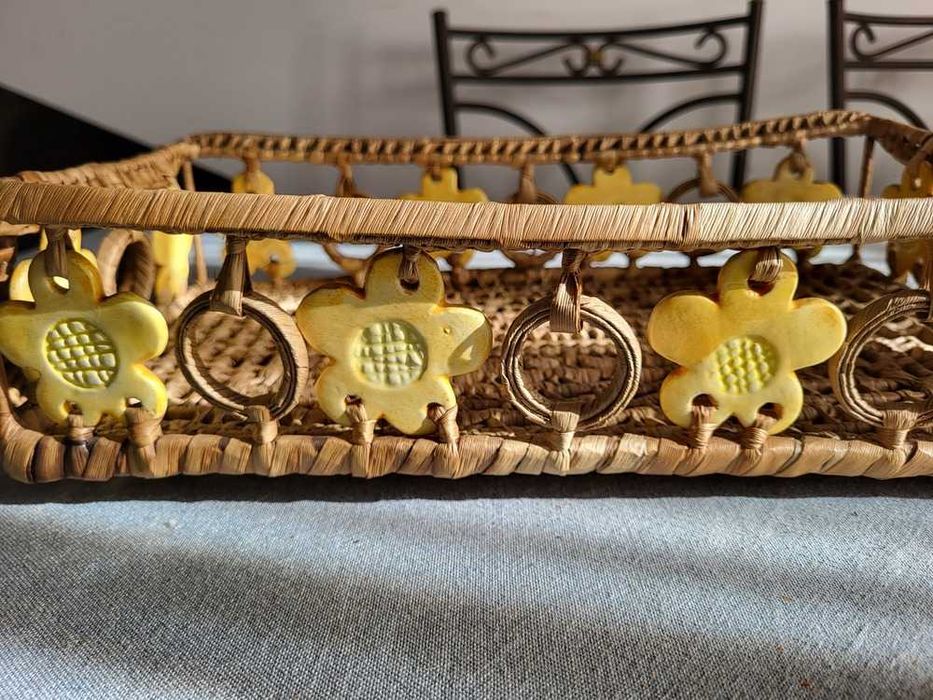 Cesta em Vime e Cerâmica64550830447235122