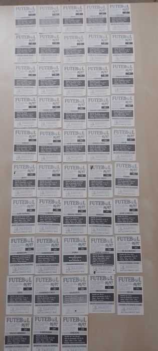 Cromos liga portuguesa 96/97