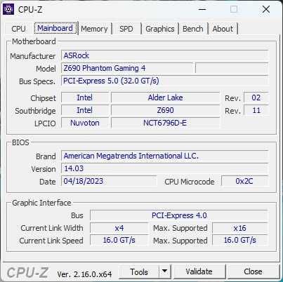Материнська плата ASRock Z690 Phantom Gaming 4 DDR4