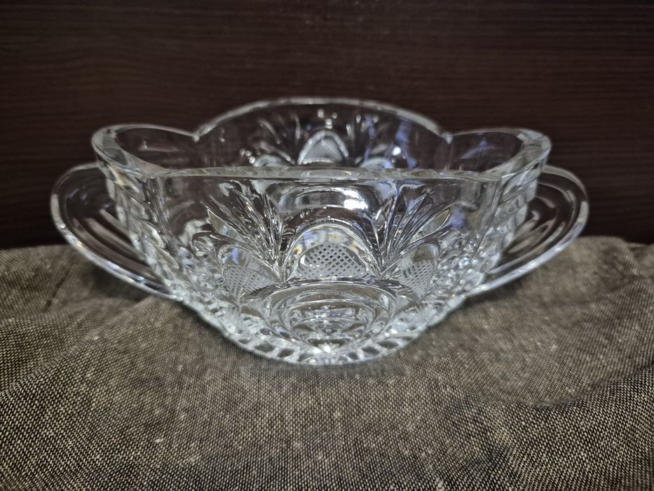 Хрусталь конфетница, сахарница, салатник, фруктовница, ладья, ваза рар