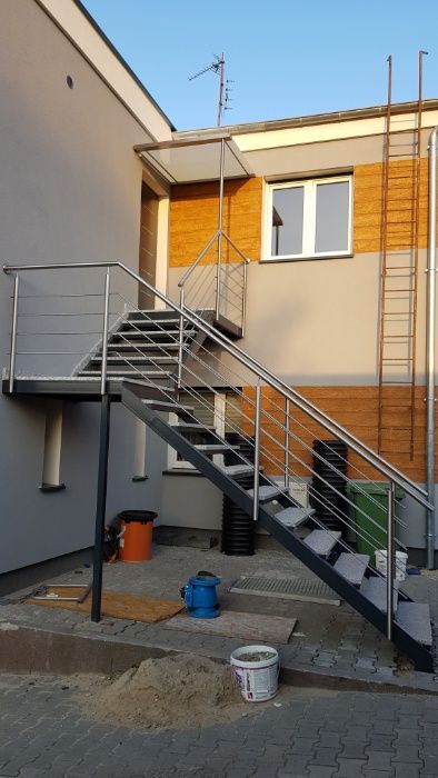 MOSINA / POZNAŃ Poręcz balustrada nierdzewnej nierdzewki inox dla do