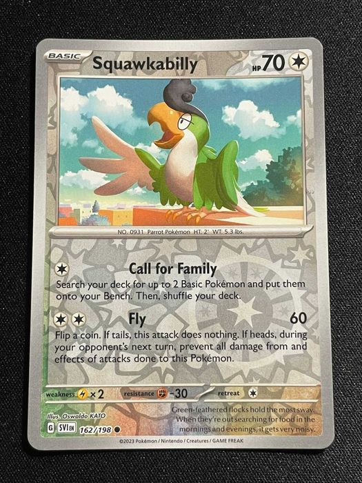 Carta Pokémon Squawkabilly 162/198 Scarlet & Violet