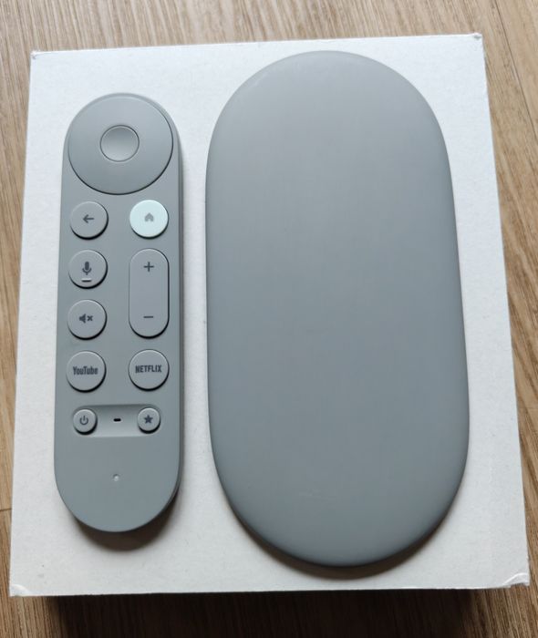 Google TV Streamer 4K - Nowy, kolor - Hazel, Szary