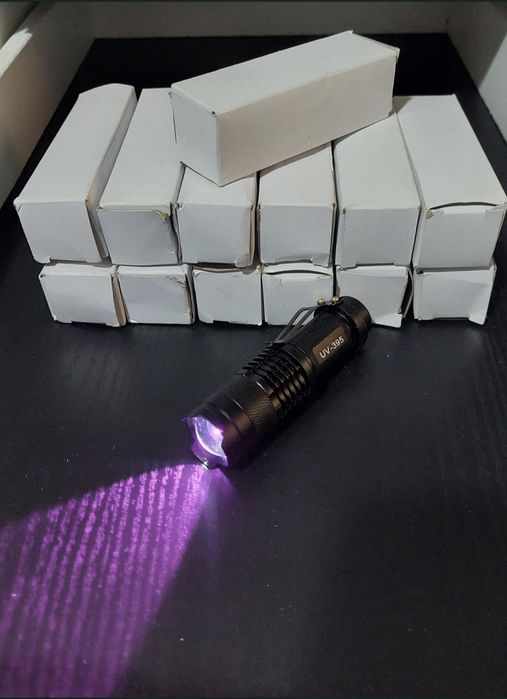 Lanterna LED UV Luz Negra UV 395nm Zoom NOVA 2 Disponíveis
