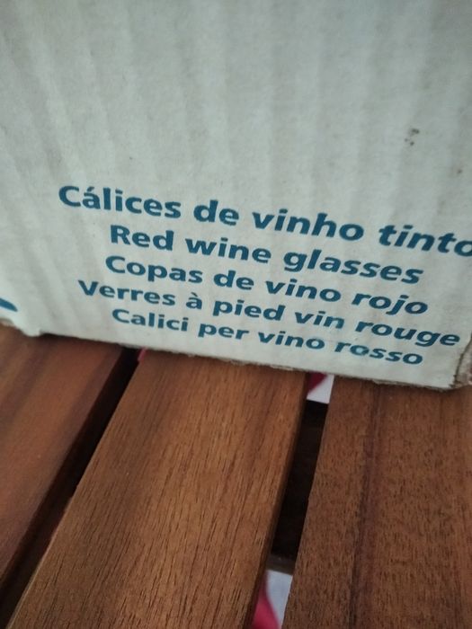 Copos (6) de vinho tinto