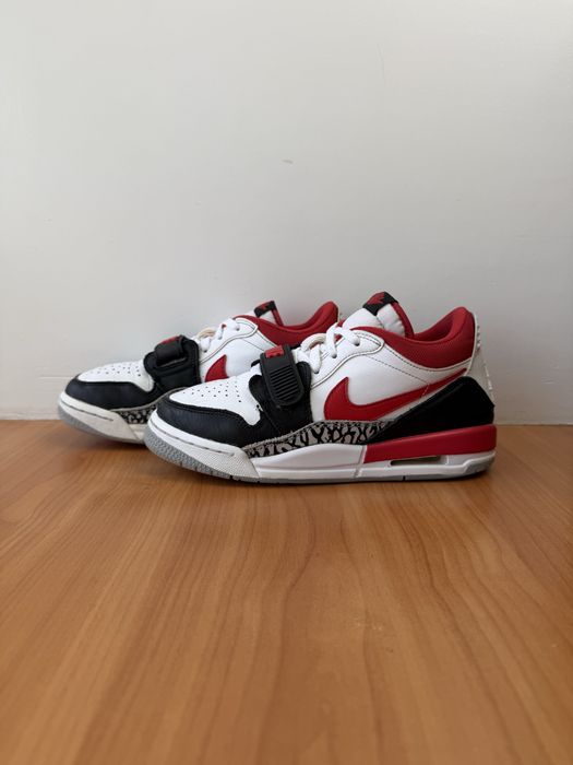Кроссовки Nike Air Jordan Legacy 312 Low размер 37 оригинал кожаные белые джордан 23