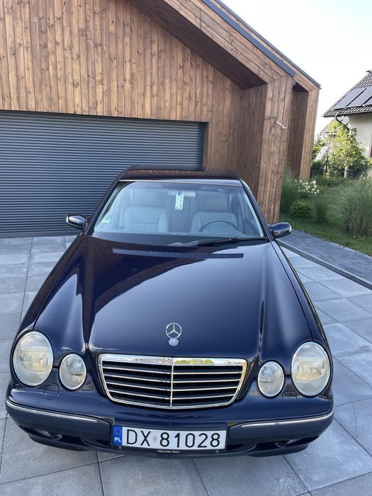 Mercedes  e240 W210 2.6 V6 elegance – Stan kolekcjonerski  BEZ RDZY, 124 TYS. KM