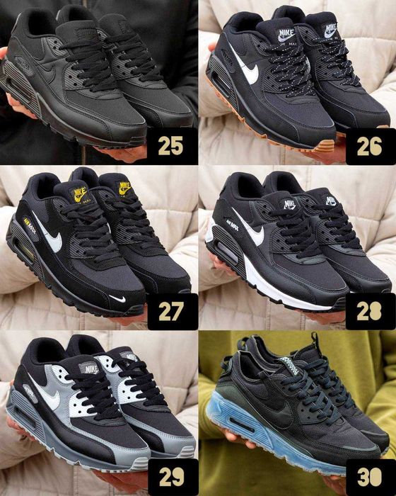 ‼️БЕЗ ПЕРЕДПЛАТИ Кросівки Nike Air Max 90 | Унісекс | Розміри 36 - 45