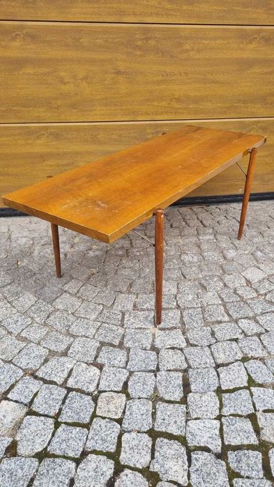 Stolik Mezulanik Design PRL Czechosłowacja do reno Foteel Ton Smidek