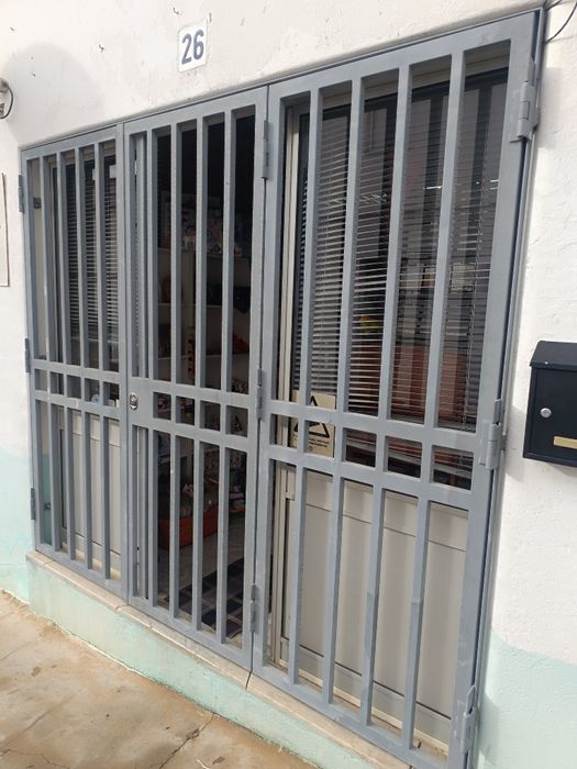 Portão galvanizado