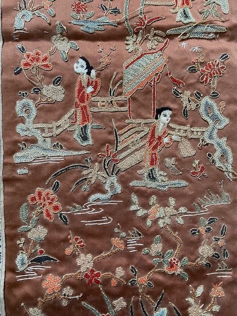 Bordados em seda chineses