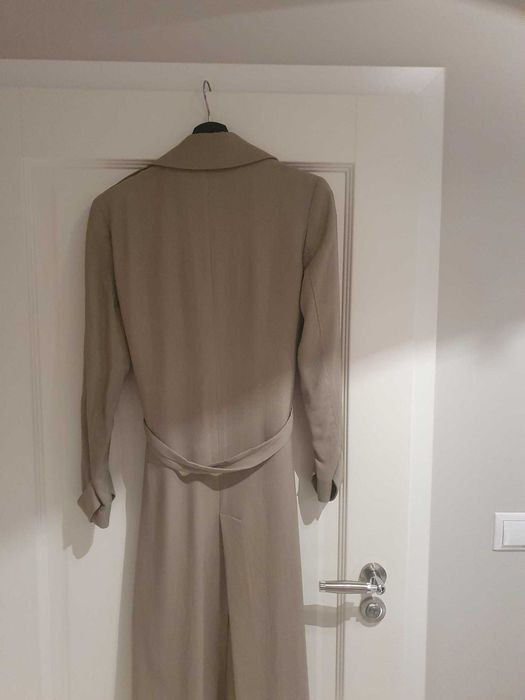 Trencz beżowy Massimo Dutti