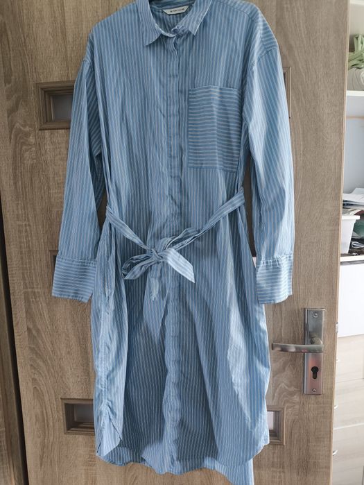 Sukienka koszulowa maxi 38