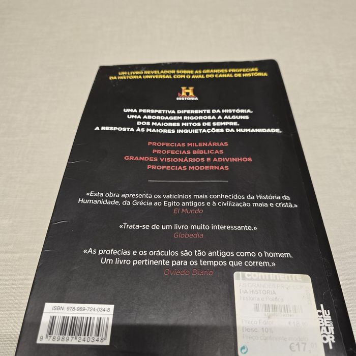Livro  "As Grandes Profecias da História "