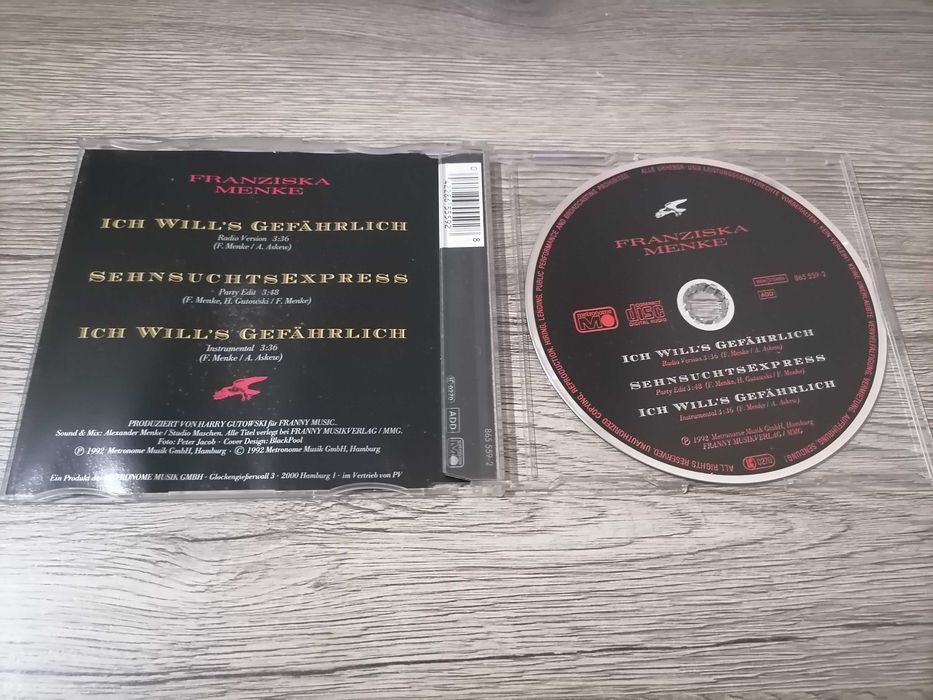 Franziska Menke – Ich Will's Gefährlich CD (791)