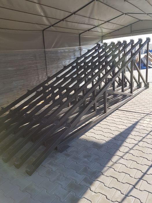 Hala garaż magazyn konstrukcja kratownice dźwigary słupy  6x20x4 laser