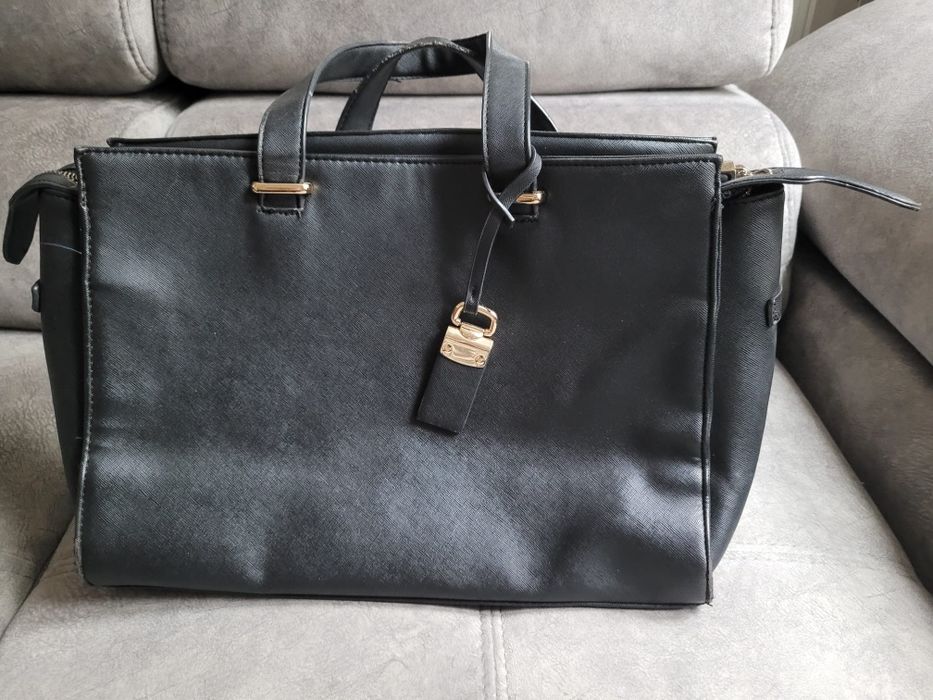 Damska torebka Top Secret duża czarna pojemna