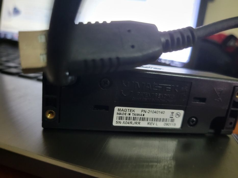 Leitor Cartão De Crédito USB MAGTEK