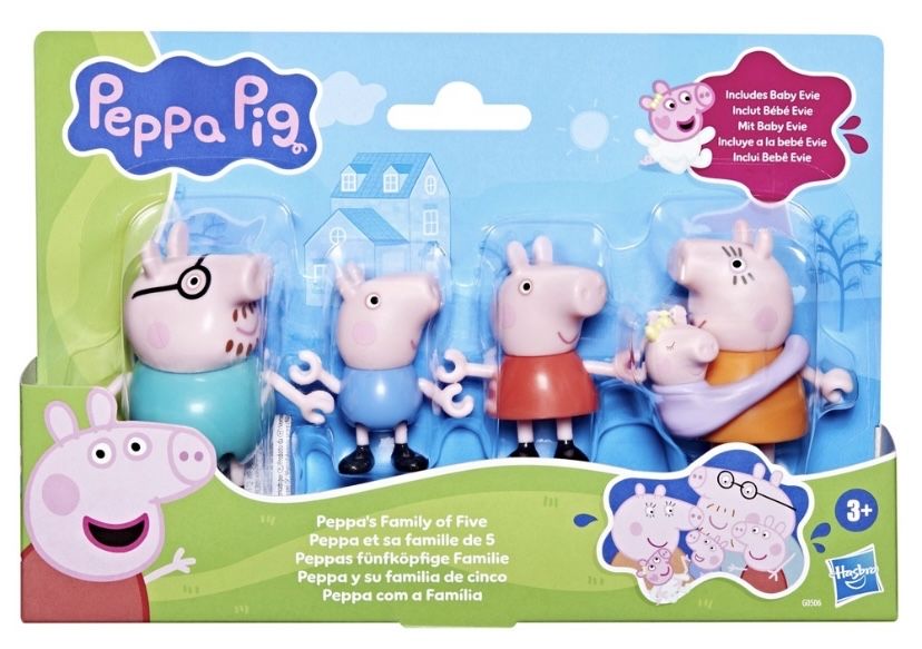 Акція! Peppa Pig Пеппа Піг Peppa сім‘я з Еві малюк Evie