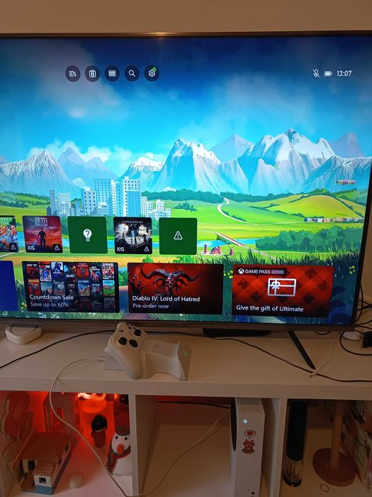 XBOX Series S com Base de Carregamento e Bateria Recarregável