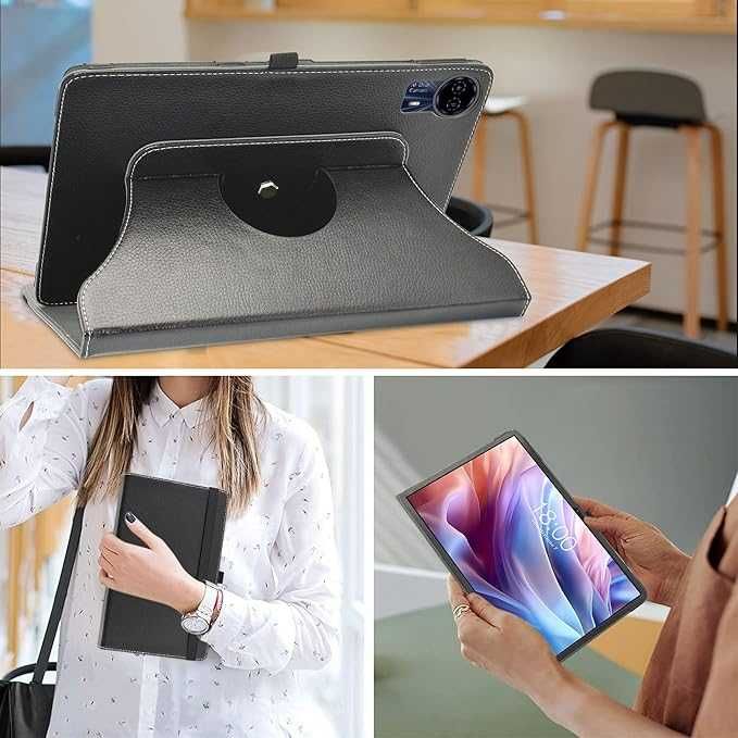Etui TECLAST T65 Max 13 Case Obrotowe 360 Stand Czarny