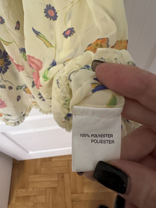 Nocna koszulka w kwiaty
