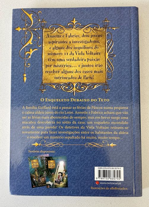 Os detetives da Viela Voltaire - livro