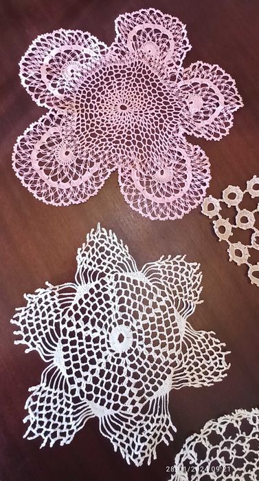 Lote de Naperons de crochet antigos
