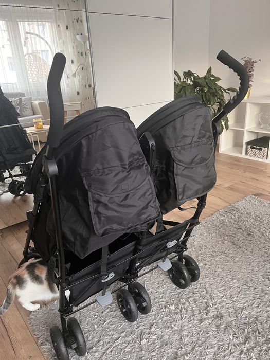Wozek blizniaczy -  podwójna Ingenuity 3Dlite Double Convenience Stroller)