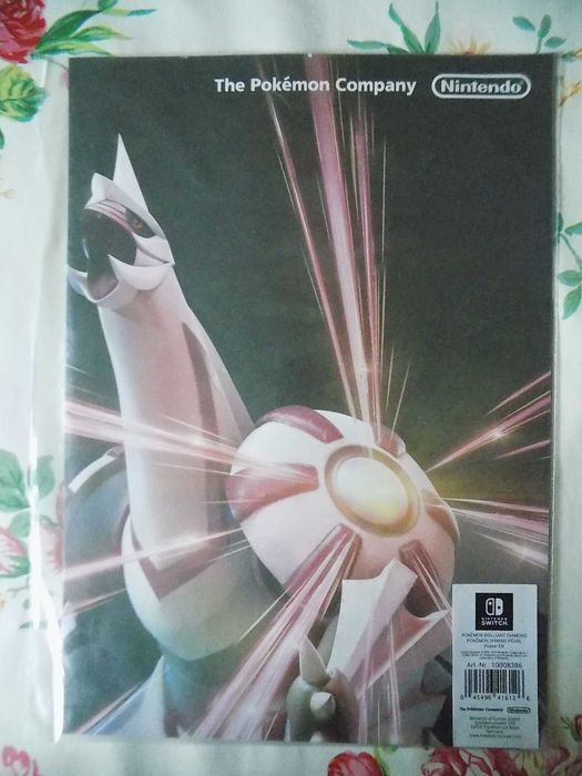 Brilliant Diamond / Pokemon Shinig Pearl - plakat z gry na Nintendo Sw