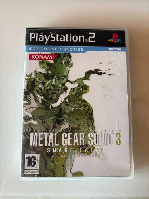 PlayStation 2 metal gear solid 3 Snake eater gra k kolekcjonerska ps2