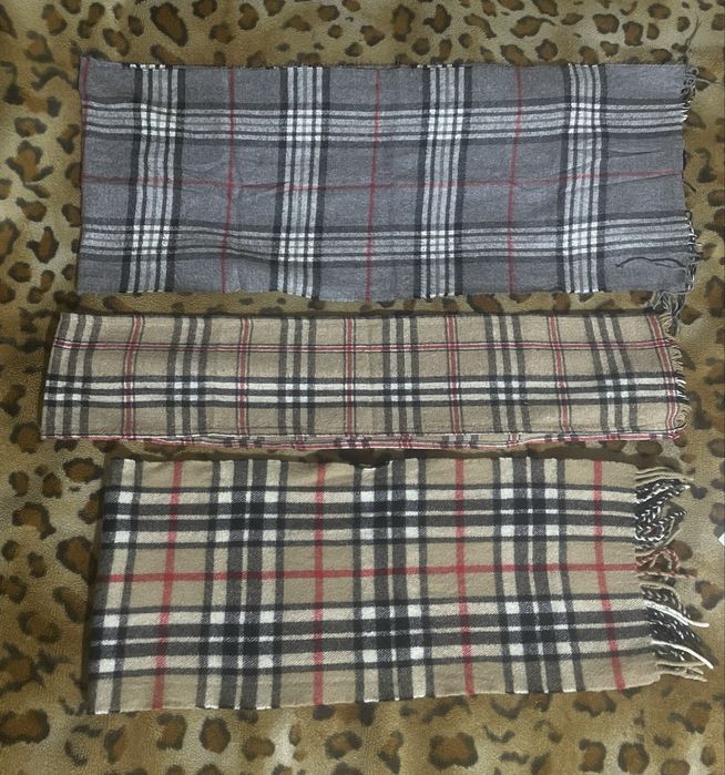 Вінтажні шарфи (по типу Burberry, Barbour)