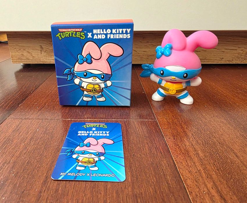 4 Brinquedos Teenage Mutant Ninja Turtles x Hello Kitty and