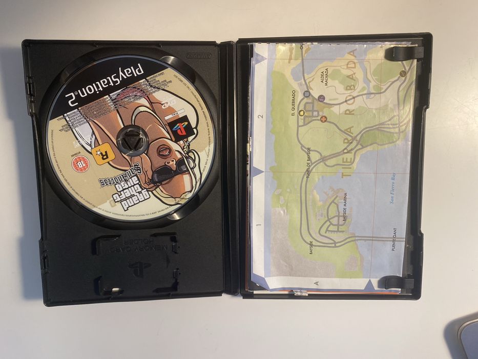 Jogos PS2 GTA San Andreas e EyeToy: play 3