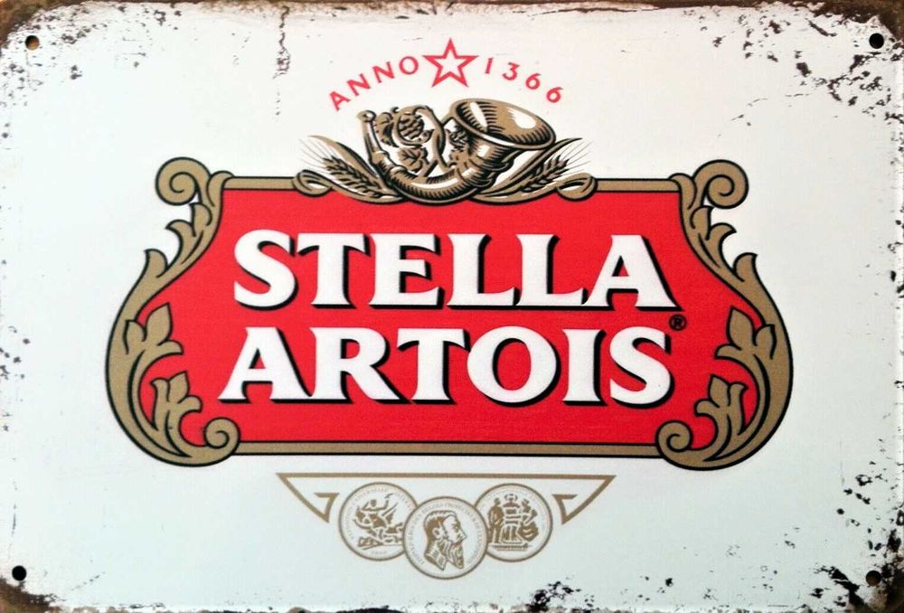 7 Placas decorativas retro, de Cervejas Antigas, novas, 30 x 20 cm