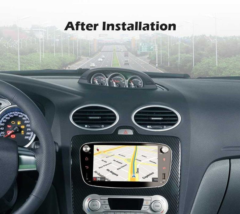 Auto-rádio 2 din android 14 Ford Galaxy Kuga Focus Fiesta Transit