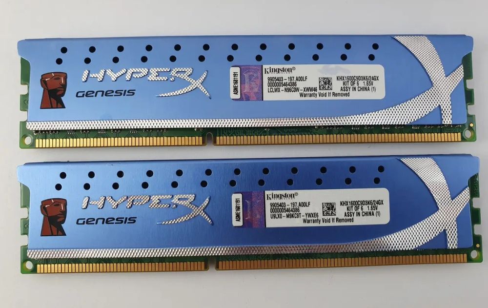 Продам оперативну память Kingston HyperX Genesis DDR3