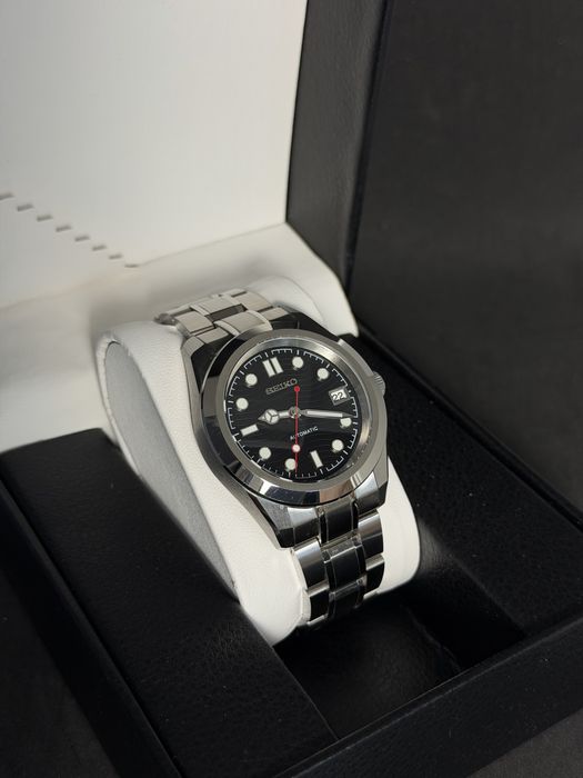 Relógio Automático Seiko Mod Black Seamaster
