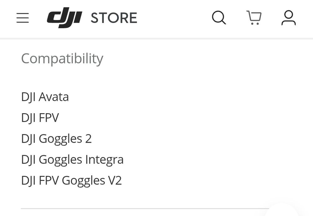 Comando Dji Motion Avata/FPV