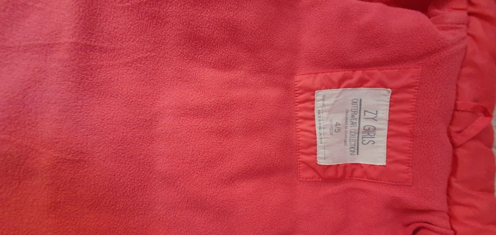 Coletes amarelo tiffosi 6 anos 1 salmão  4/5 anos zippy