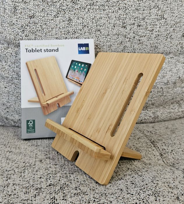 Bambusowa podkładka pod tablet